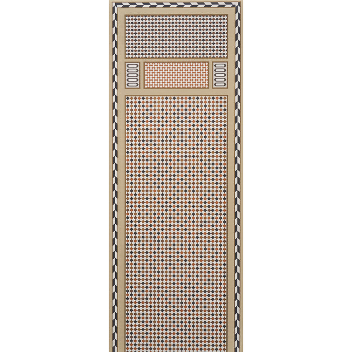 Schumacher Robinchon Panel B Brown Wallpaper Sample 5007110