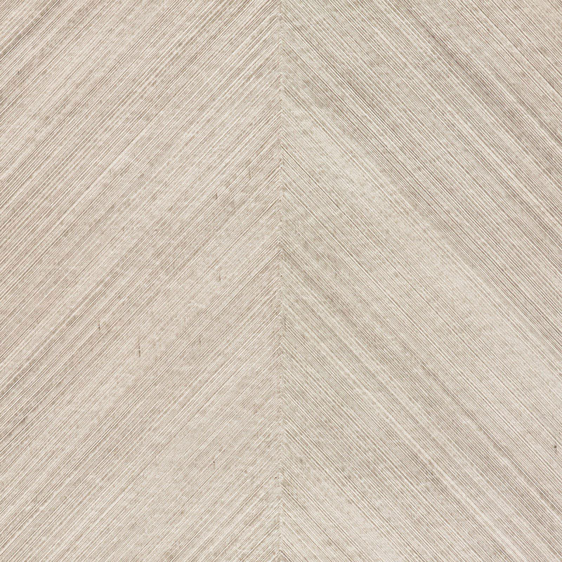 Schumacher Combed Chevron Birch Wallpaper Sample 5007420