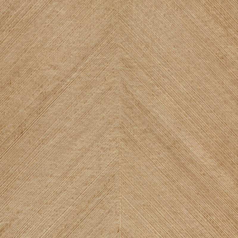 Schumacher Combed Chevron Maple Wallpaper 5007421