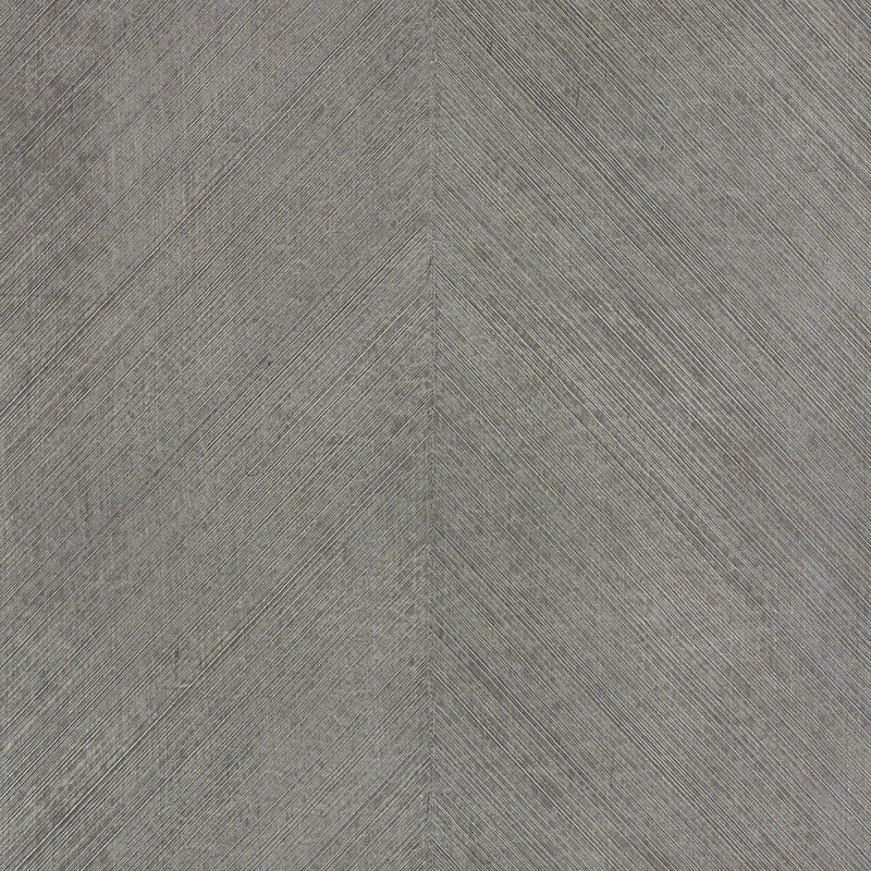 Schumacher Combed Chevron Driftwood Wallpaper 5007422