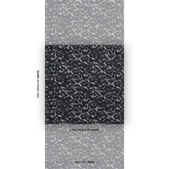 Schumacher Tortoise Blackout Wallpaper Sample 5007453