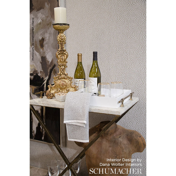 Schumacher Whirlpool Twilight Wallpaper Sample 5007483