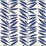 Schumacher Leaf Stripe Marine Wallpaper 5007512