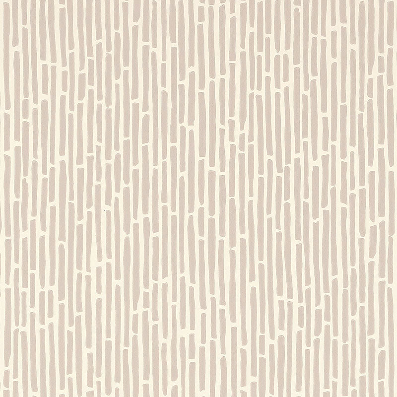 Schumacher Bamboo Taupe Wallpaper 5007520