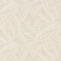 Schumacher Abstract Leaf Linen Wallpaper 5007530