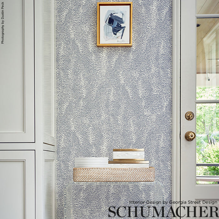 Schumacher Drizzle Dove Wallpaper Sample 5007571