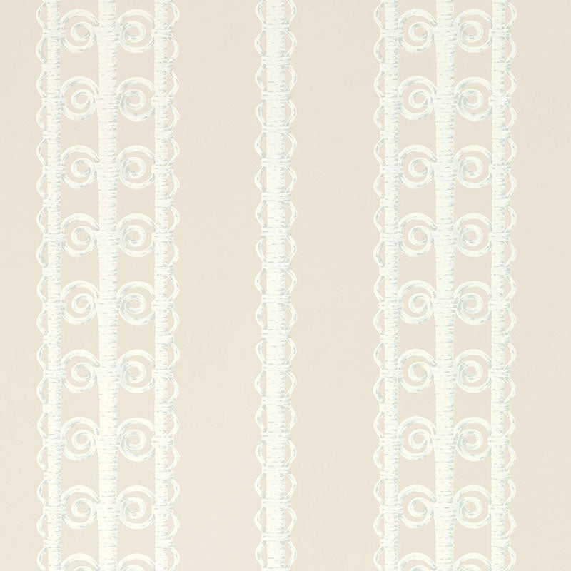 Schumacher Wicker Stripe Reed Wallpaper 5007720