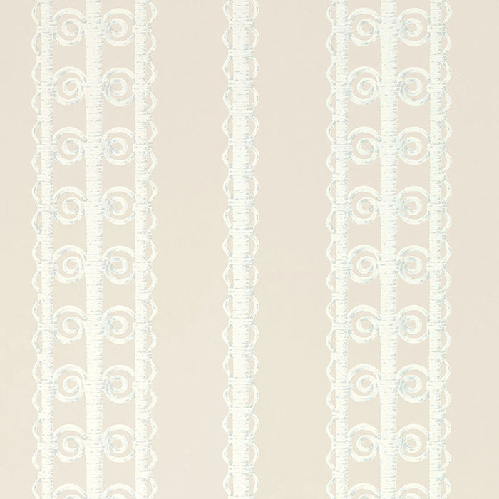 Schumacher Wicker Stripe Reed Wallpaper Sample 5007720