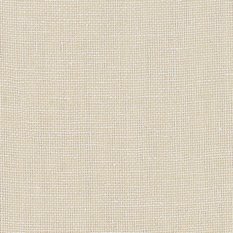 Schumacher Linen Gesso Cream Wallpaper Sample 5007801