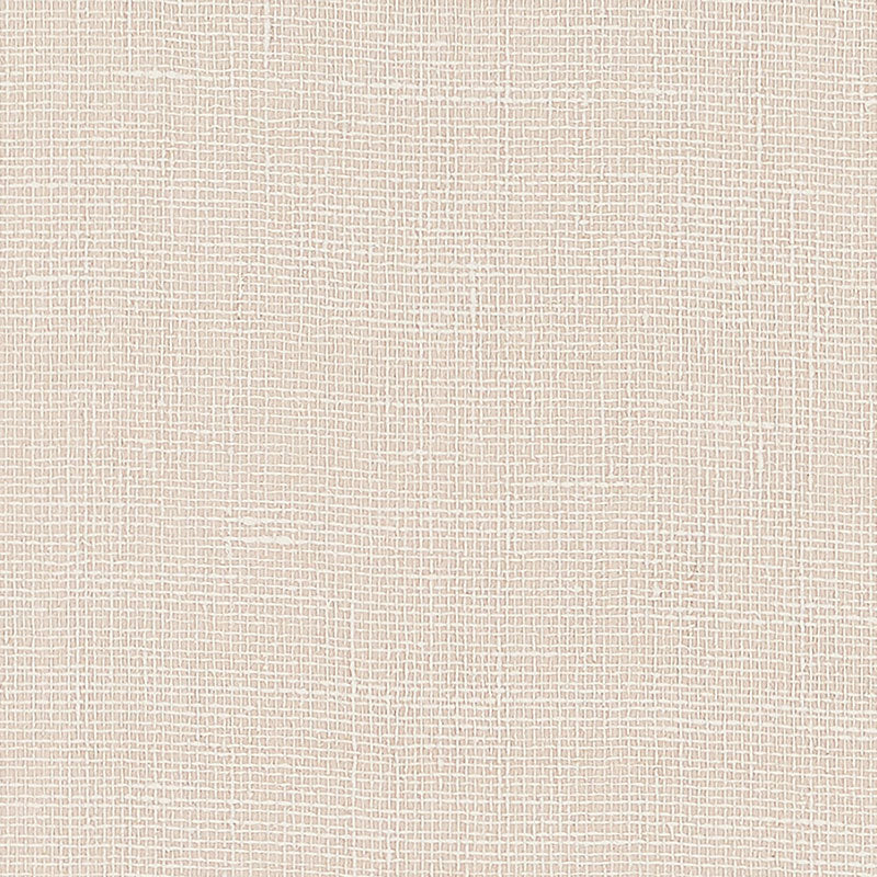 Schumacher Linen Gesso Blush Wallpaper Sample 5007803