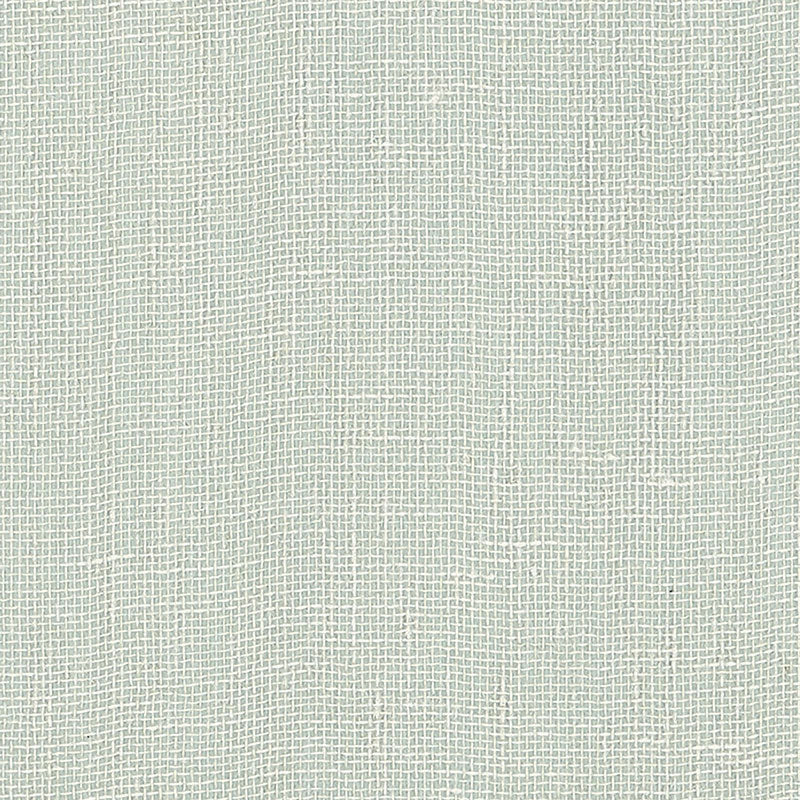 Schumacher Linen Gesso Aqua Wallpaper Sample 5007805