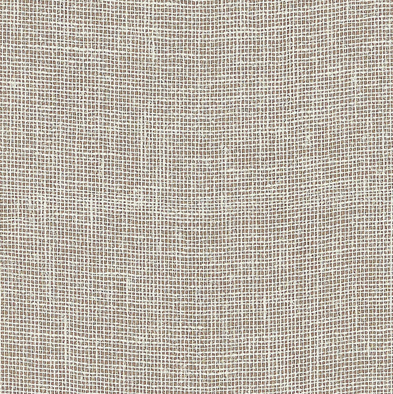 Schumacher Linen Gesso Cocoa Wallpaper Sample 5007806