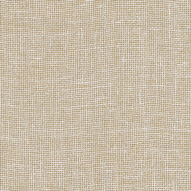 Schumacher Linen Gesso Gilt Wallpaper Sample 5007808