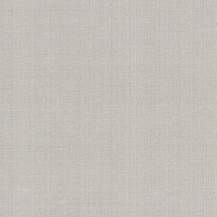 Schumacher Linen Lame Platinum Wallpaper Sample 5007810