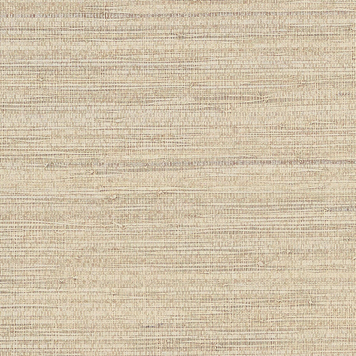 Schumacher Burnished Raffia Burnished Ivory Wallpaper Sample 5007820