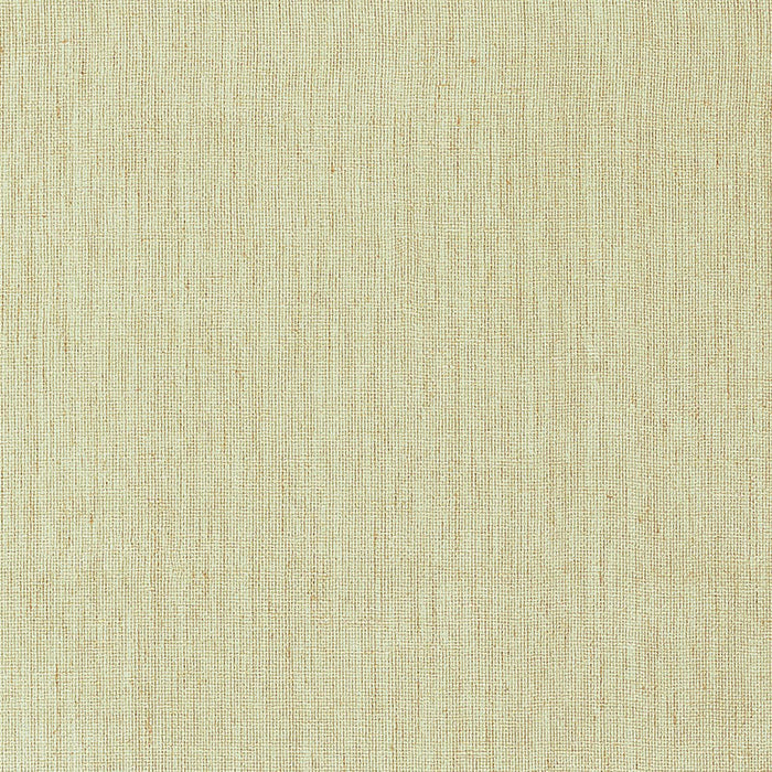 Schumacher Gilded Linen Celadon & Gold Wallpaper Sample 5007843