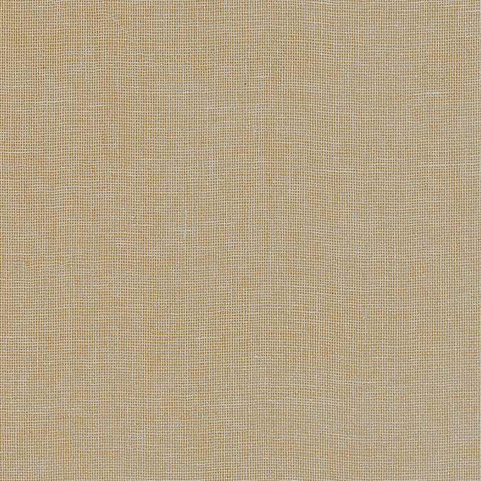 Schumacher Gilded Linen Silver & Gold Wallpaper Sample 5007844