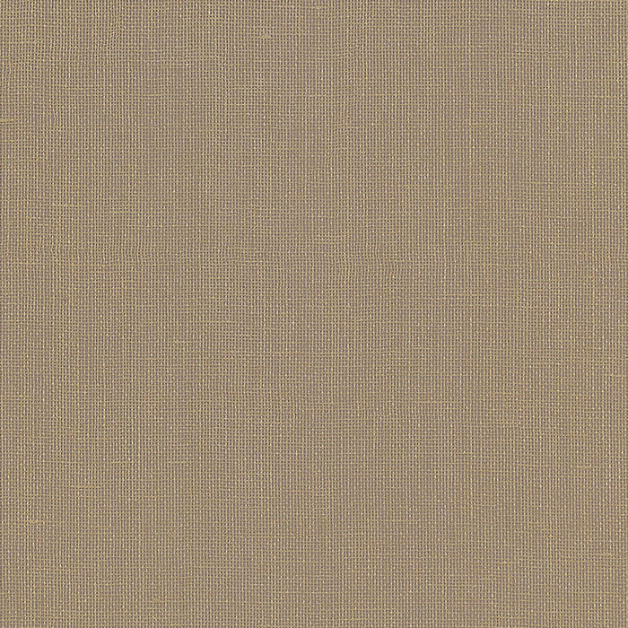 Schumacher Gilded Linen Cocoa & Gold Wallpaper Sample 5007848
