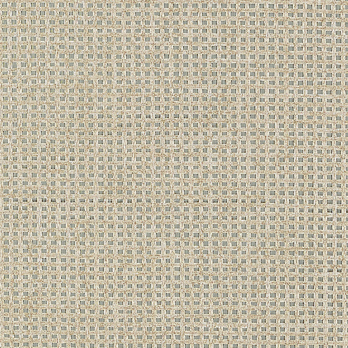 Schumacher Metallic Mesh Silver Wallpaper Sample 5007850