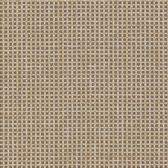 Schumacher Metallic Mesh Cocoa Shimmer Wallpaper Sample 5007852