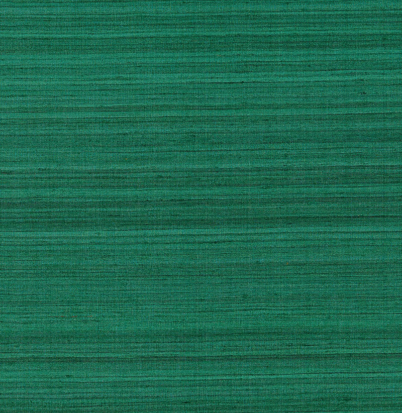 Schumacher Shaded Silk Emerald Wallpaper Sample 5007864