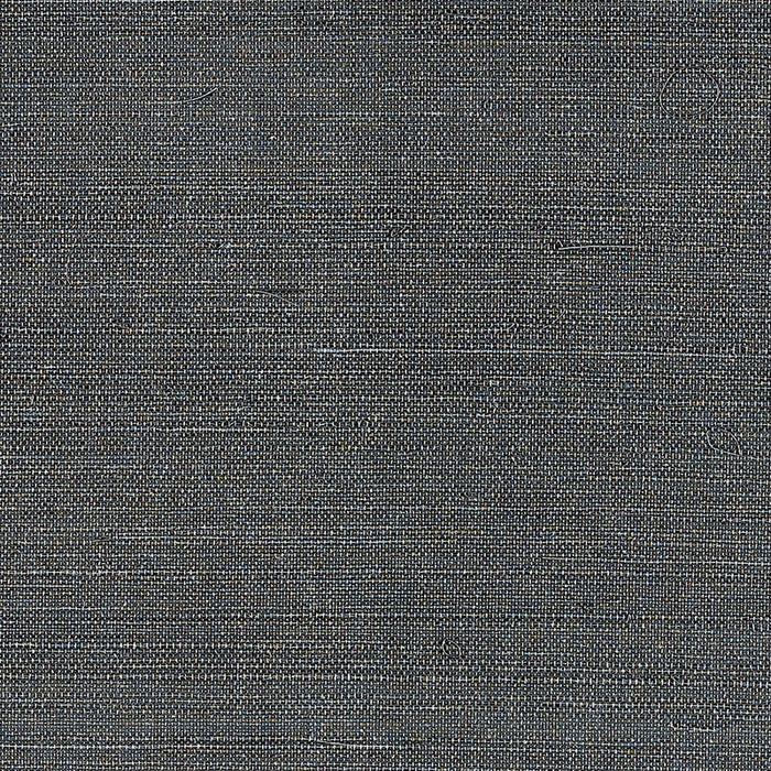 Schumacher Hemp Shimmer Slate Shimmer Wallpaper Sample 5007879