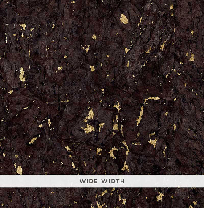 Schumacher Obscura Burnished Gold Wallpaper Sample 5007930