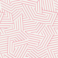 Schumacher Deconstructed Stripe Red Wallpaper 5007971
