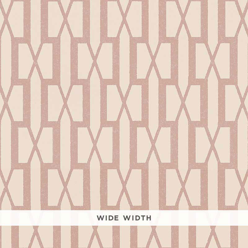 Schumacher Belvedere Pink Wallpaper Sample 5007991