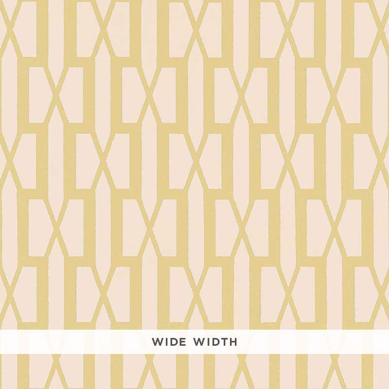Schumacher Belvedere Straw Wallpaper Sample 5007992