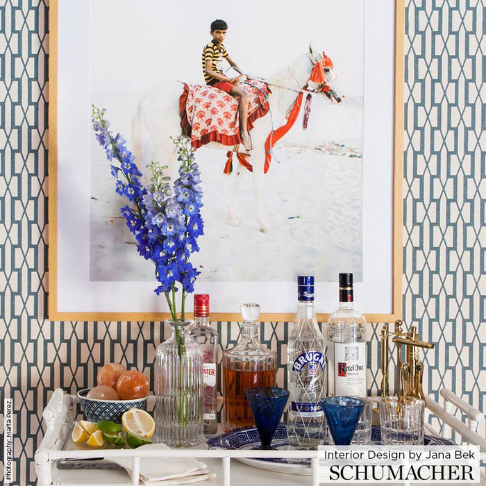 Schumacher Belvedere Sage Wallpaper Sample 5007993