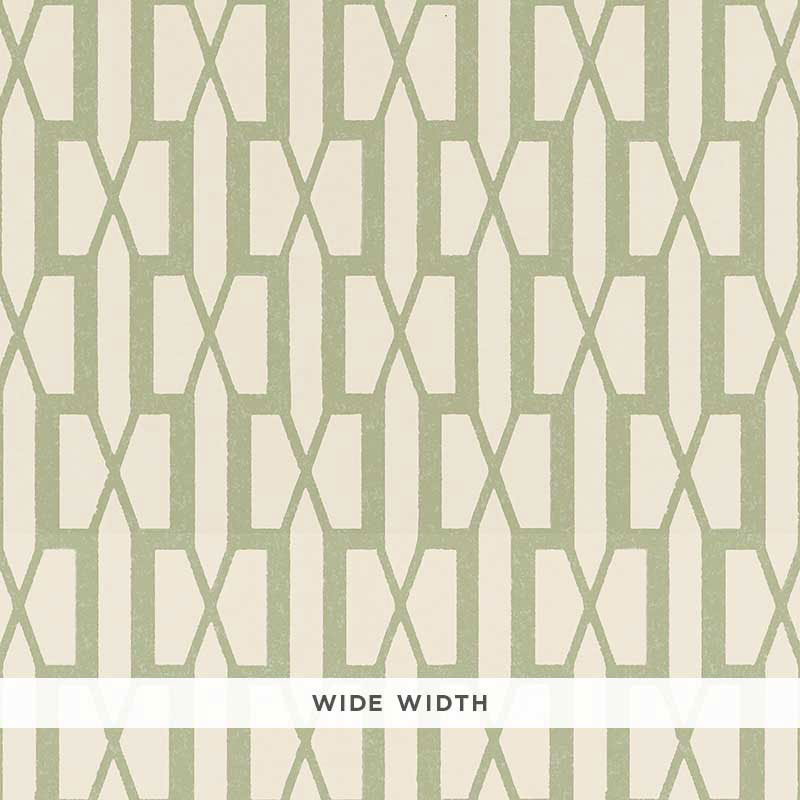 Schumacher Belvedere Sage Wallpaper Sample 5007993
