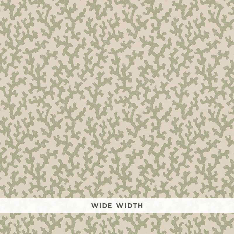 Schumacher Folly Sage Wallpaper Sample 5008003