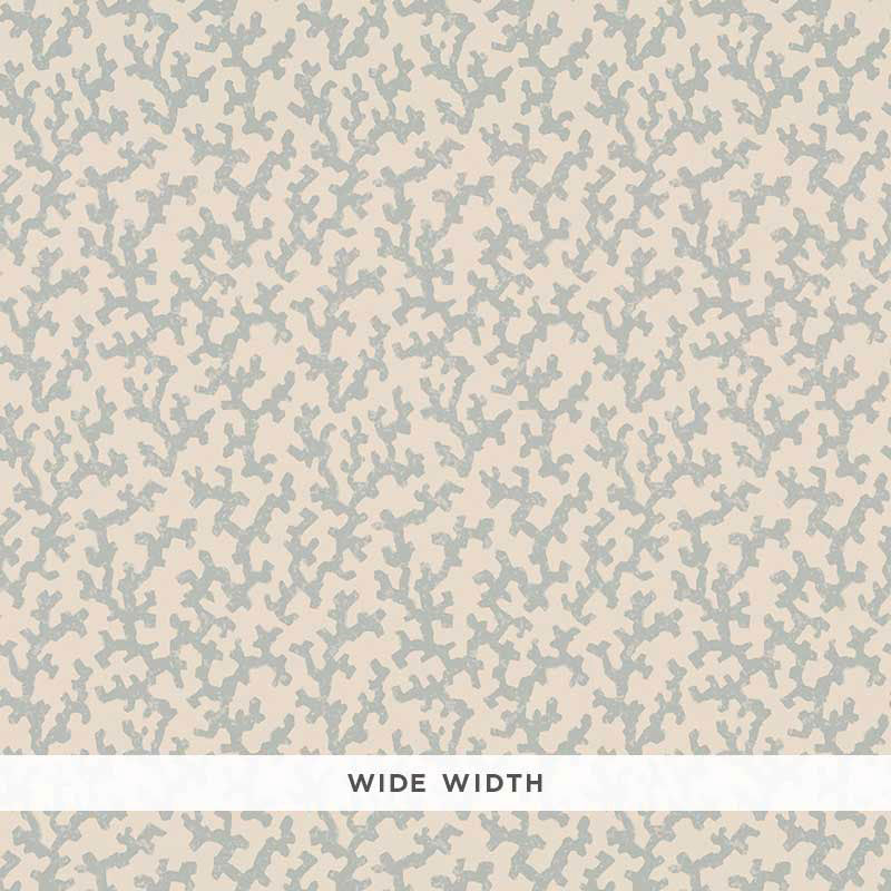 Schumacher Folly Orpington Blue Wallpaper Sample 5008004