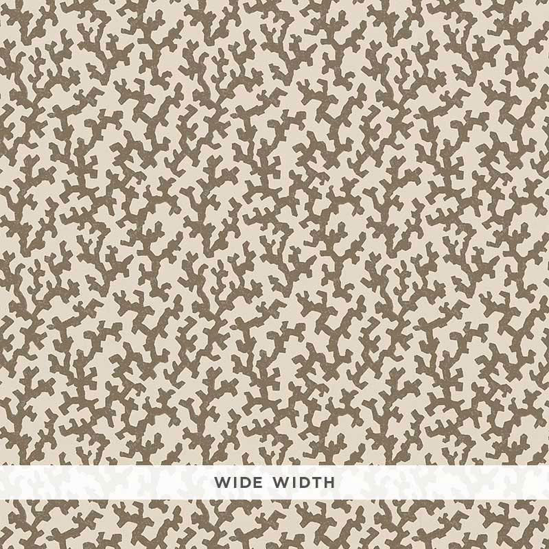 Schumacher Folly Berber Brown Wallpaper Sample 5008006