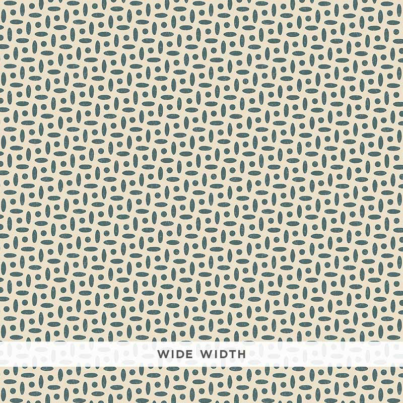 Schumacher Berrydown Peacock Blue Wallpaper Sample 5008025