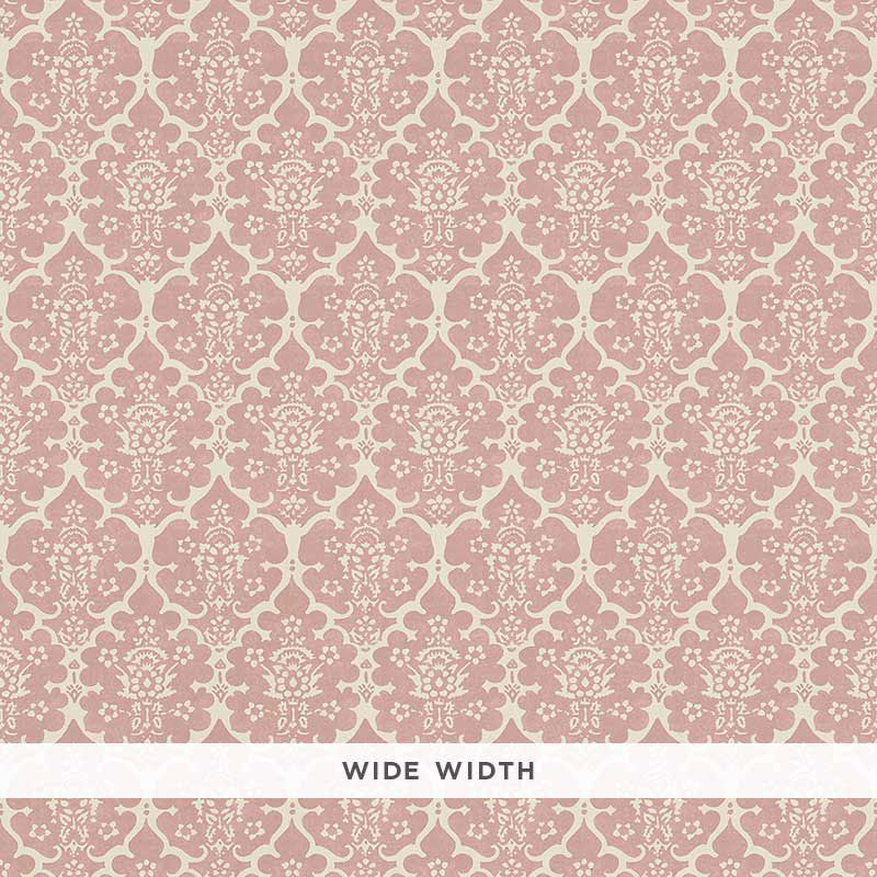 Schumacher Burley Pink Wallpaper 5008031