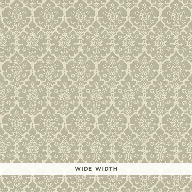 Schumacher Burley Sage Wallpaper Sample 5008033