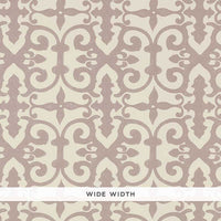 Schumacher Ferne Park Lilac Wallpaper 5008040