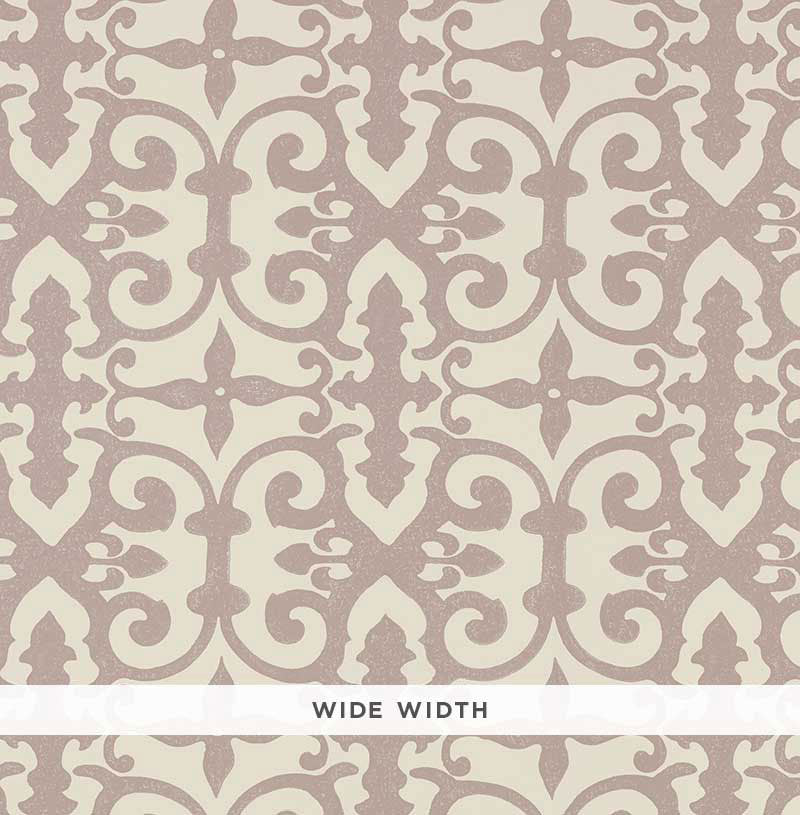 Schumacher Ferne Park Lilac Wallpaper 5008040