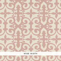 Schumacher Ferne Park Pink Wallpaper 5008041