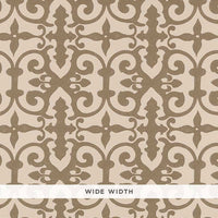 Schumacher Ferne Park Berber Brown Wallpaper 5008046