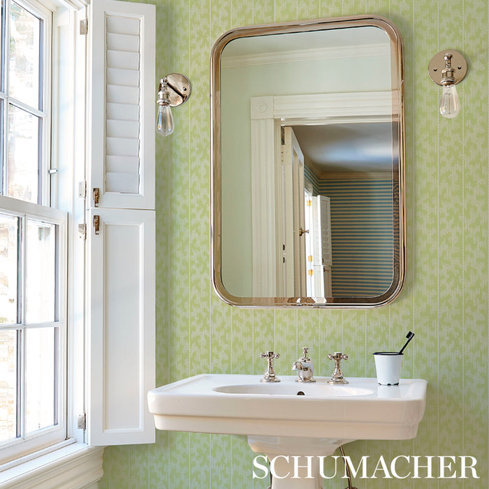 Schumacher Montpellier Lime Blossom Wallpaper Sample 5008162