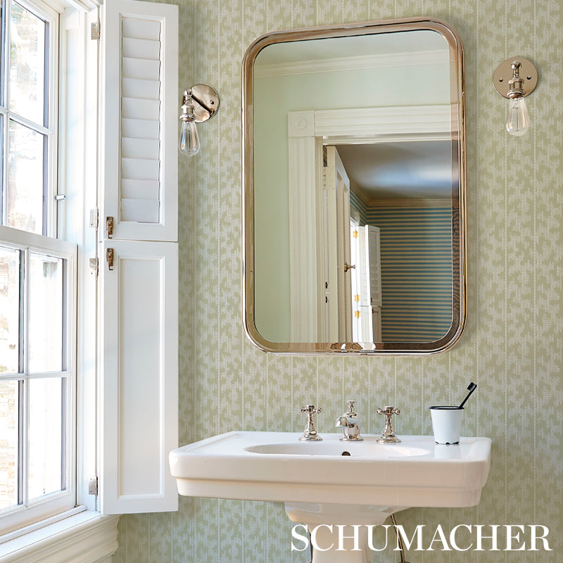 Schumacher Montpellier Shutter Wallpaper Sample 5008163
