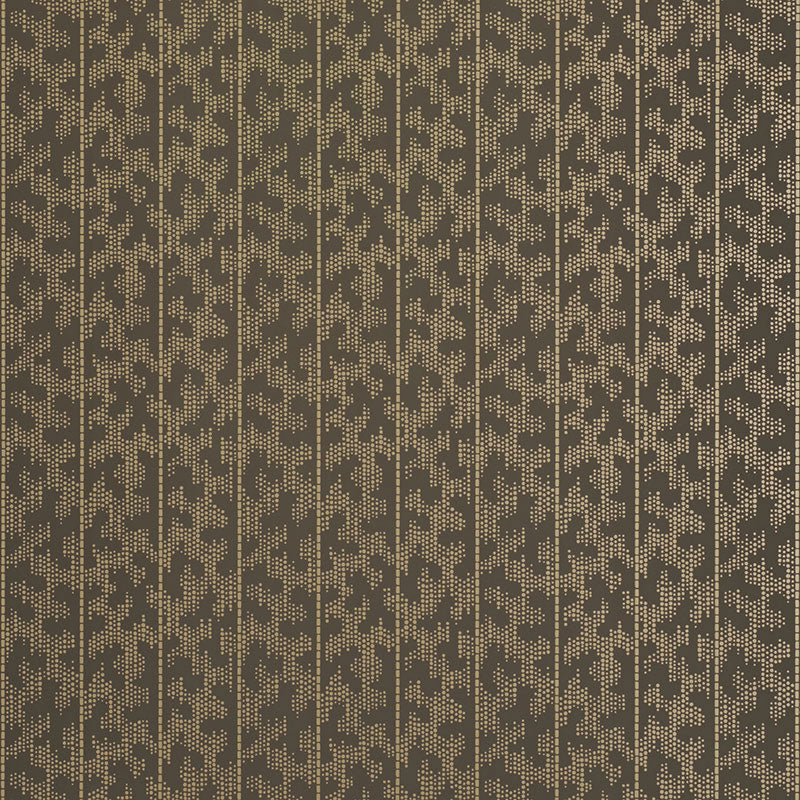 Schumacher Montpellier Bronze Gilt Wallpaper Sample 5008171