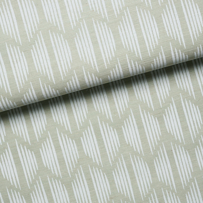 Schumacher Ovington Sisal Celadon Wallpaper Sample 5008275