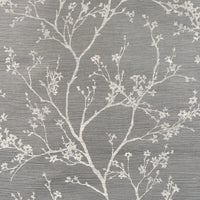 Schumacher Twiggy Sisal Charcoal Wallpaper 5008295