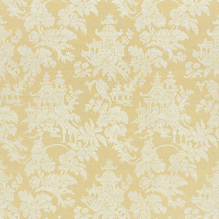 Schumacher Brighton Sisal Natural Wallpaper Sample 5008320