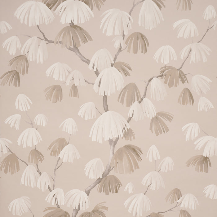 Schumacher Weeping Pine Taupe Wallpaper 5008334