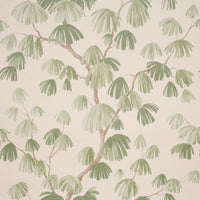 Schumacher Weeping Pine Green Wallpaper 5008335